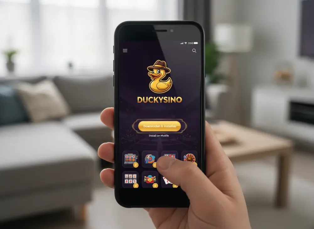 Duckysino app downloaden en installeren op mobiel